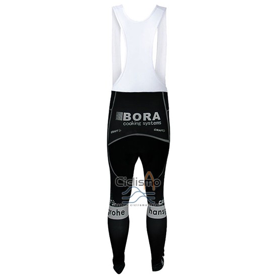 Bora Ropa Ciclismo Culotte Largo 2017 Mangas Largas Negro